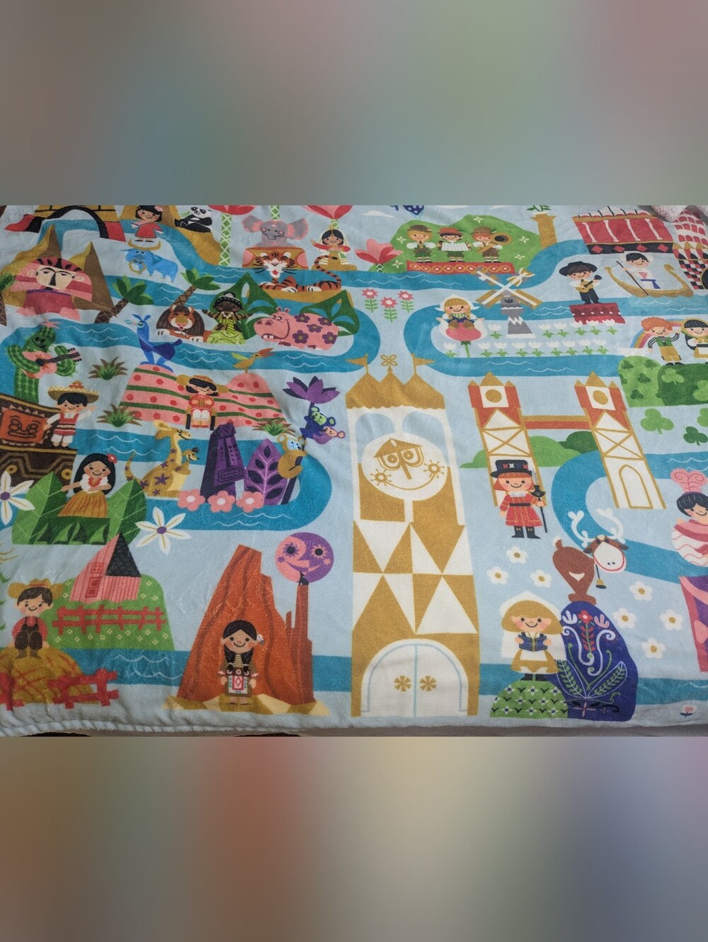 Hallmark- Disney, It’s a Small World Plush Blanket